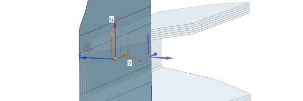 Flattening of composite component mesh in Siemens NX system